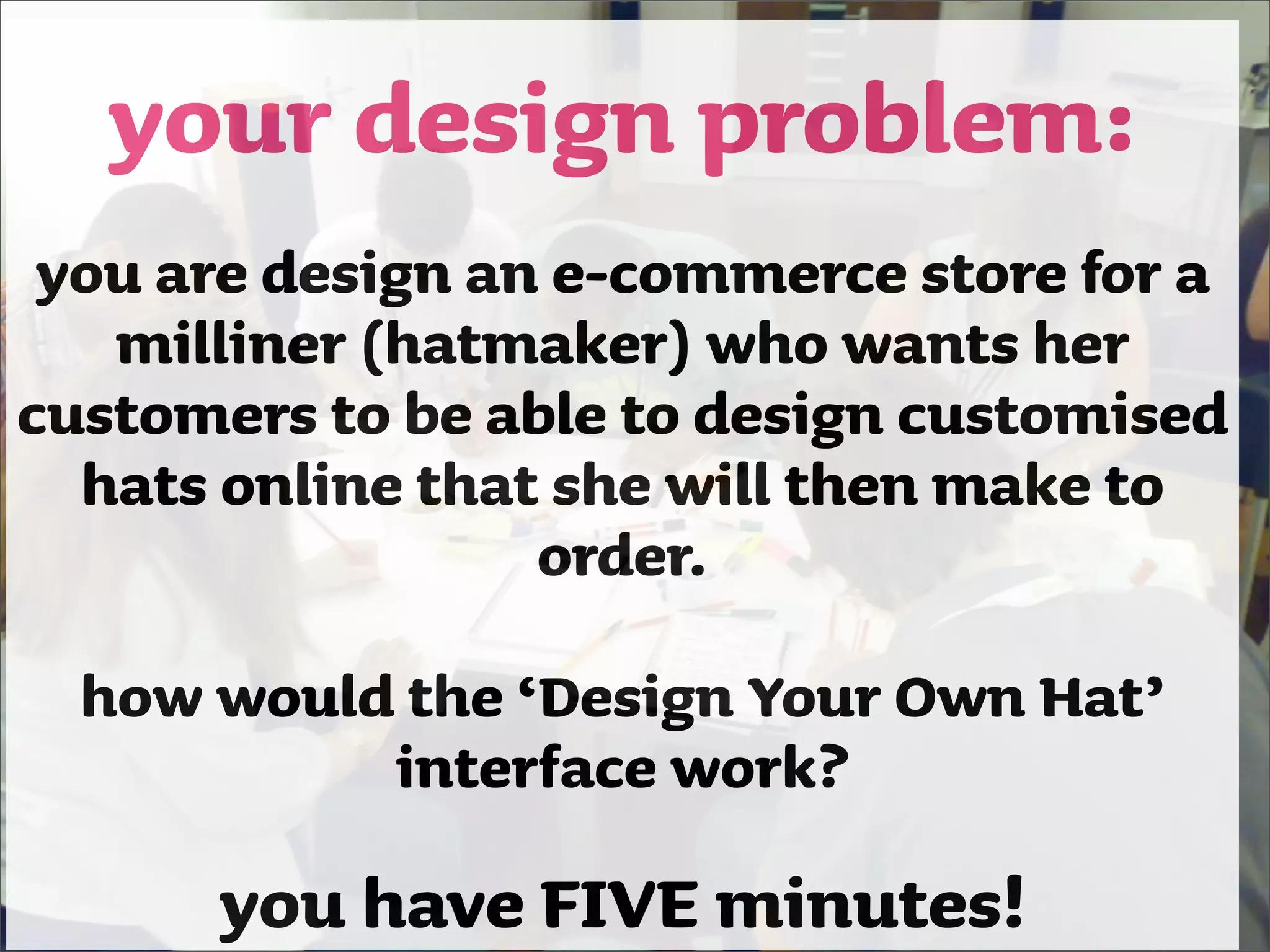 IA Mini - Design Consequences Activity