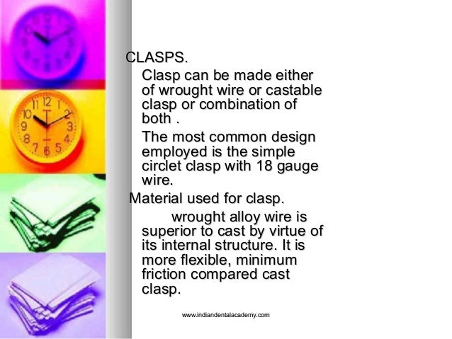 denture partial clasps