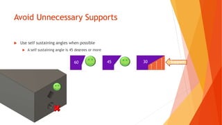 Design Considerations for Additive Manufacturing FDM | PPTX