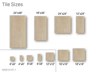 Design Considerations for Large Format Tile | PDF