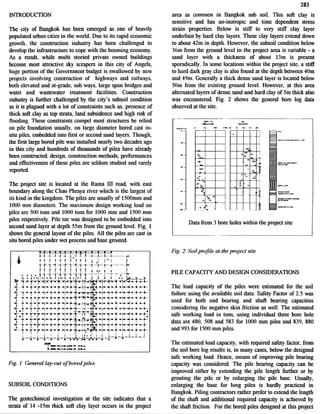 Design construction and behavior of bored cast in situ concrete | PDF