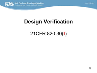 Design control FDA requirements | PDF