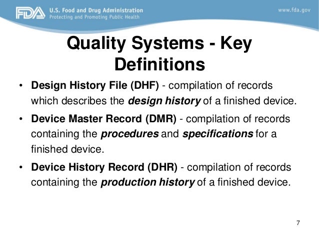 Device Master File Fda