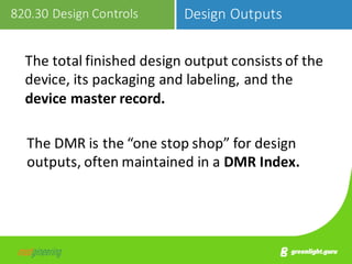 FDA Design Controls: What Medical Device Makers Need to Know | PDF