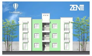 Design corel draw 2D