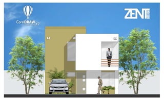 Design corel draw 2D