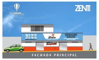 Design corel draw 2D