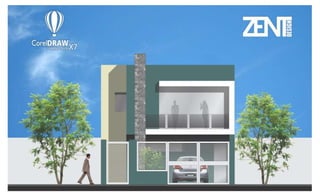 Design corel draw 2D