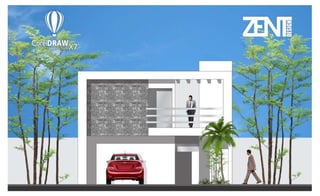 Design corel draw 2D