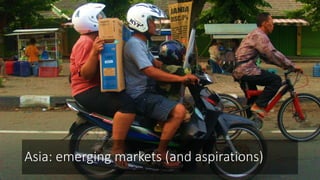 Asia: emerging markets (and aspirations)
 