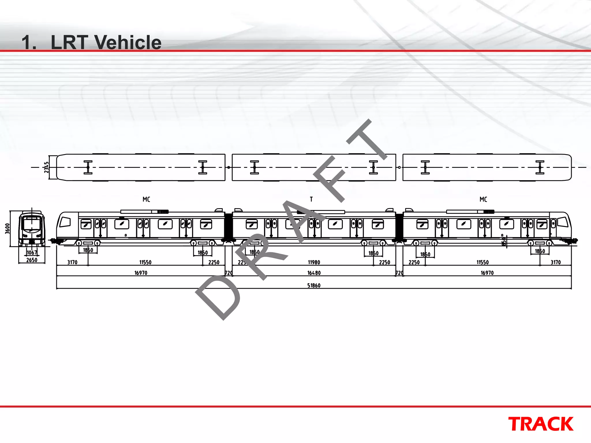TRACK
1. LRT Vehicle
D
R
A
F
T
 