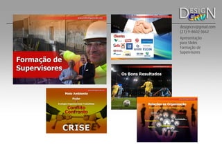 Resultados em apresentações para PowerPoint. Modelos de apresentações de design aplicado a mercado educacional, empreendedor, de palestras e empresarial.