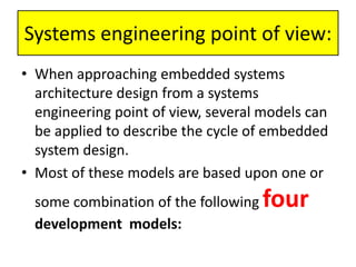 Systems Engineering Viewpoint Example Embedded Design | PPT