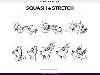 www.mauriciomallet.com
DESIGN DE ANIMAÇÃO
SQUASH e STRETCH
MICKEY E PLUTO - WALT DISNEY
 