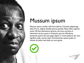 Mussum ipsum cacilds, vidis litro abertis. Consetis adipiscings
elitis. Pra lá , depois divoltis porris, paradis. Paisis, ﬁlhis, espiritis
santis. Mé faiz elementum girarzis, nisi eros vermeio, in
elementis mé pra quem é amistosis quis leo. Manduma
pindureta quium dia nois paga. Sapien in monti palavris qui num
signiﬁca nadis i pareci latim. Interessantiss quisso pudia ce
receita de bolis, mais bolis eu num gostis.
Mussum ipsum
 