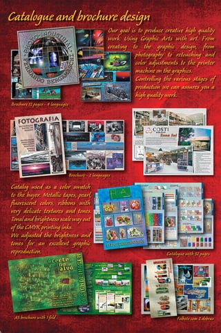 Designdeimagem - graphic design and illustration services brochure