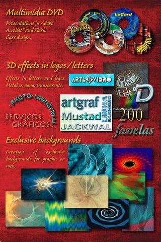 Designdeimagem - graphic design and illustration services brochure