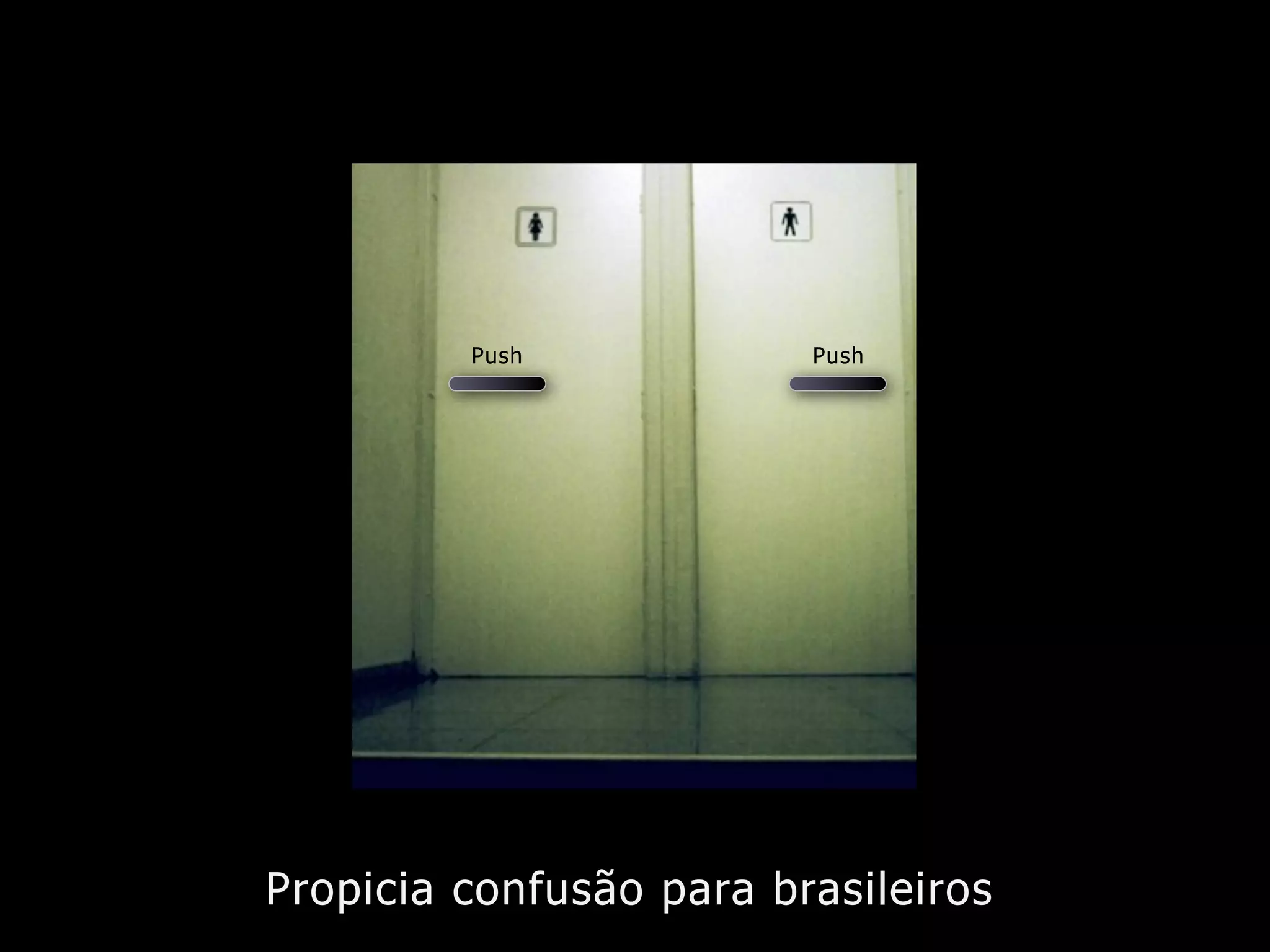 Propicia confusão para brasileiros
Push Push
 