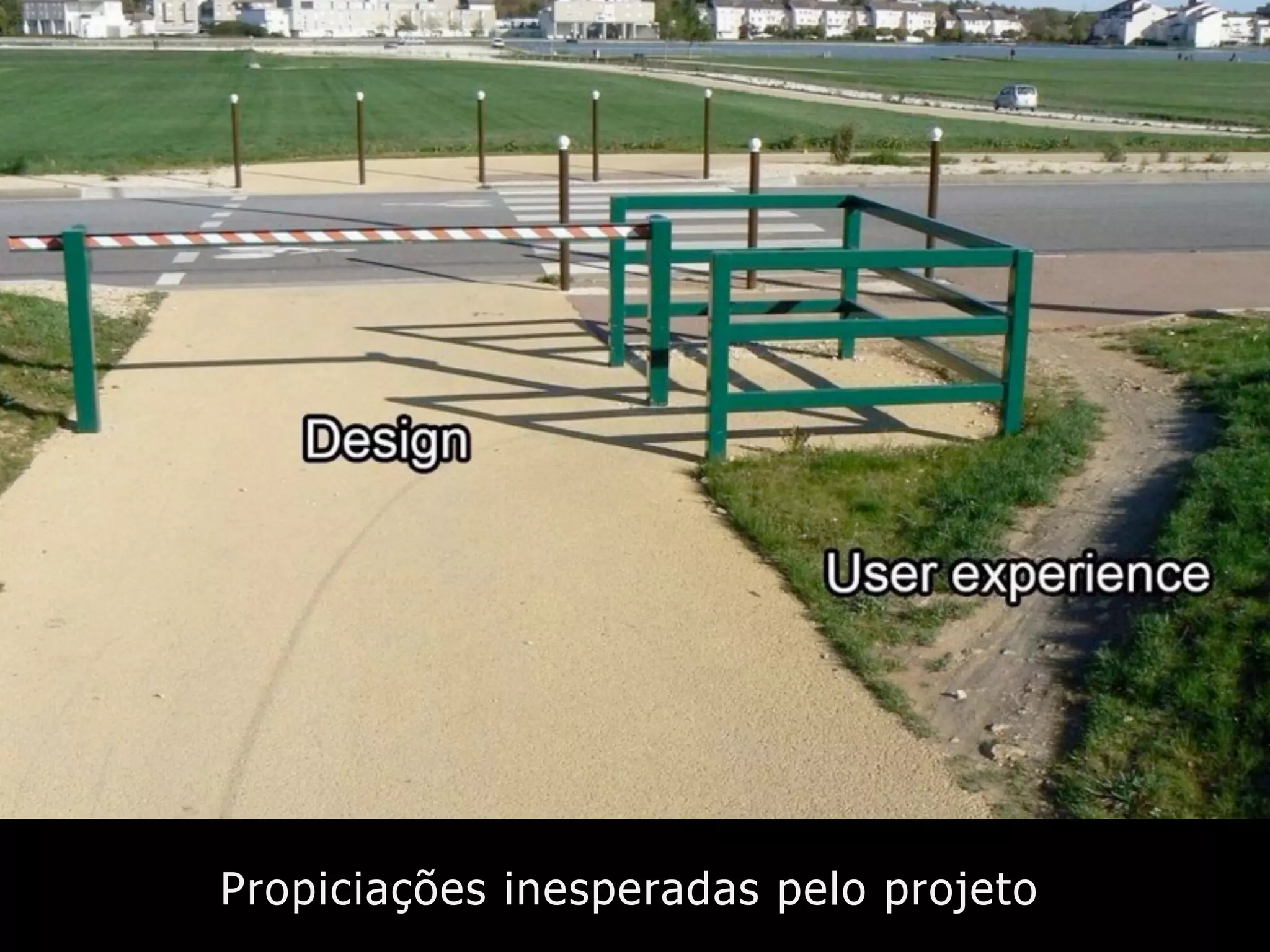 Propiciações inesperadas pelo projeto
 