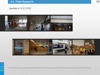 4-2. Field Research
Journey in 삼성의료원

10

 