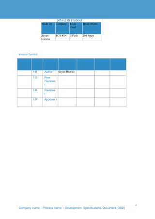 Design document Report Of Project | DOCX