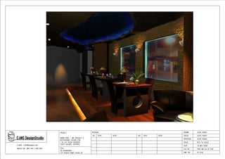 M6 Restaurant Design drawings