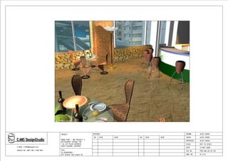 M6 Restaurant Design drawings