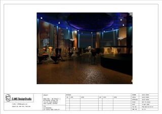 M6 Restaurant Design drawings