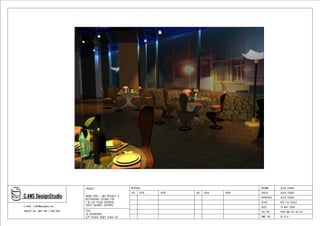 M6 Restaurant Design drawings
