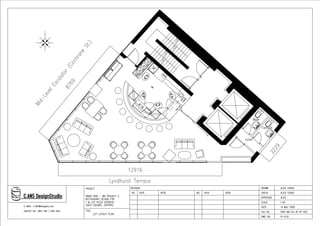 M6 Restaurant Design drawings