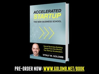 PRE-ORDERNOW:WWW.GOLOMB.NET/BOOK
@VITALYG
 