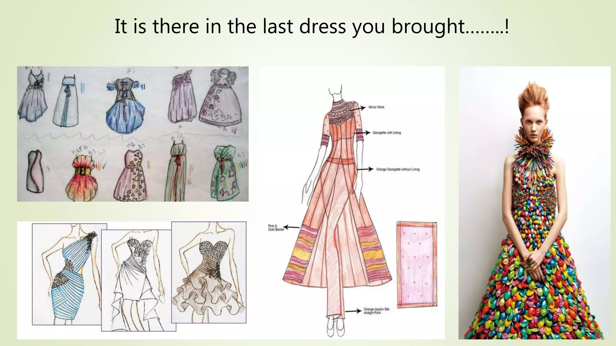 It is there in the last dress you brought……..!
 