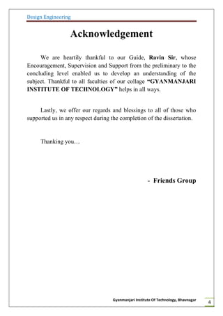 Design Engineering Report | PDF