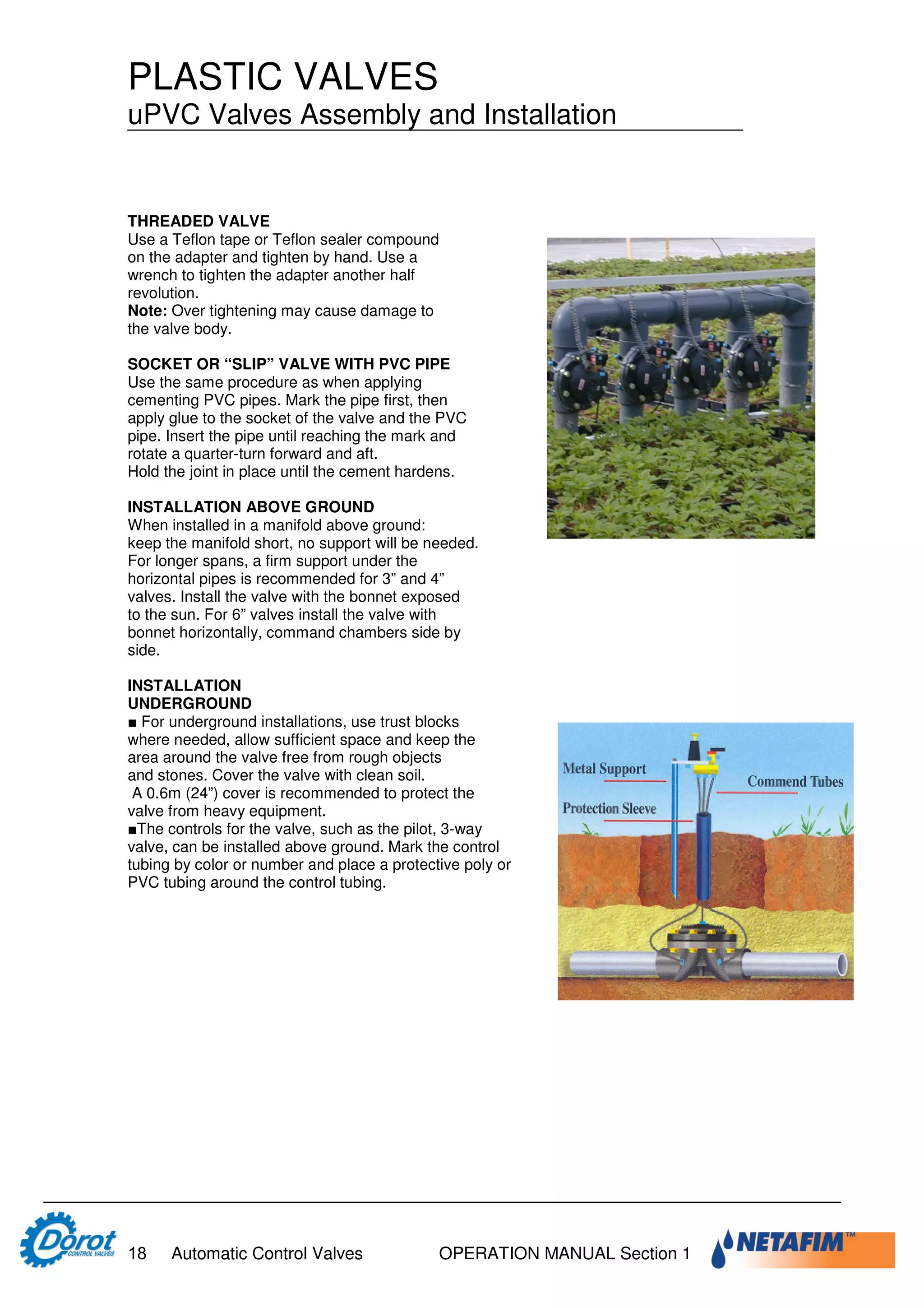 Designer and operator manual dorot | PDF