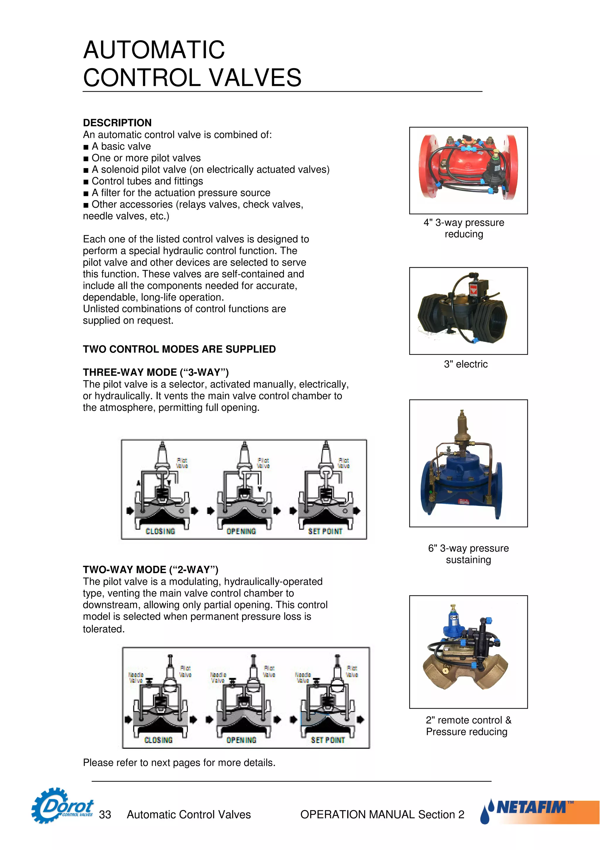 Designer and operator manual dorot | PDF
