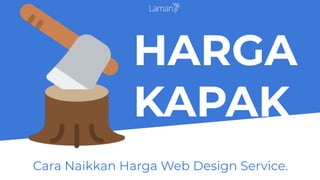 HARGA
KAPAK
Cara Naikkan Harga Web Design Service.
 