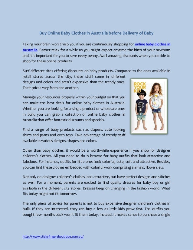 designer kids clothes australia