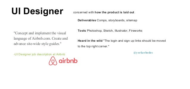 visual designer job description