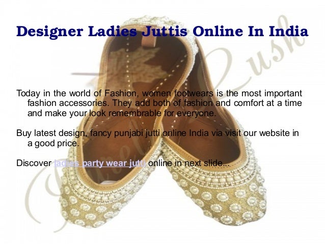 ladies jutti design