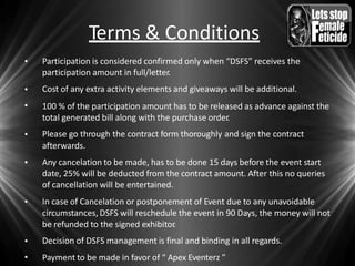 Designer proposal for Delhi Spring Fashion Show 2014 | PPT