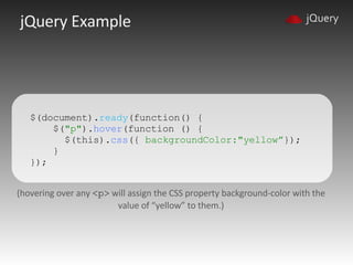 Designers Guide To jQuery | PPT