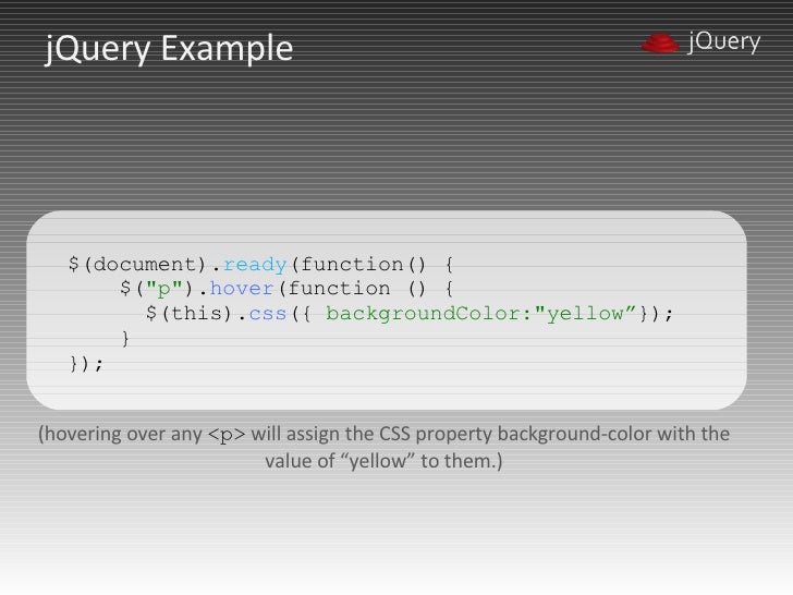 Designers Guide To jQuery