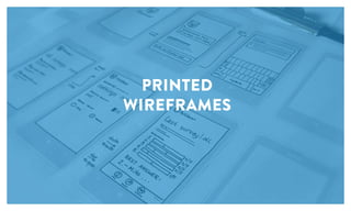 PRINTED
WIREFRAMES
 