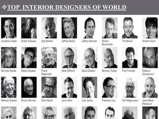 TOP INTERIOR DESIGNERS OF WORLD
 