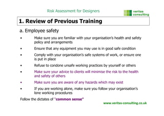 Designers Risk Assessment | PDF