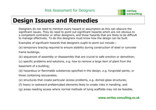 Desing Risk Designers Risk Assessment | PDF