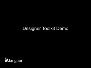 Designer Toolkit Demo 