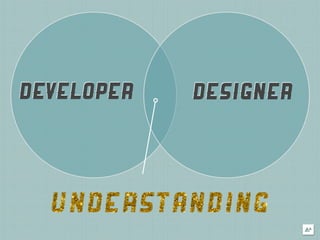DEVELOPER   DESIGNER
 