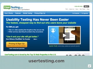 usertesting.com
 