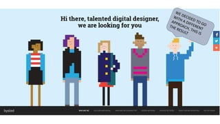 Designer wanted Job advert